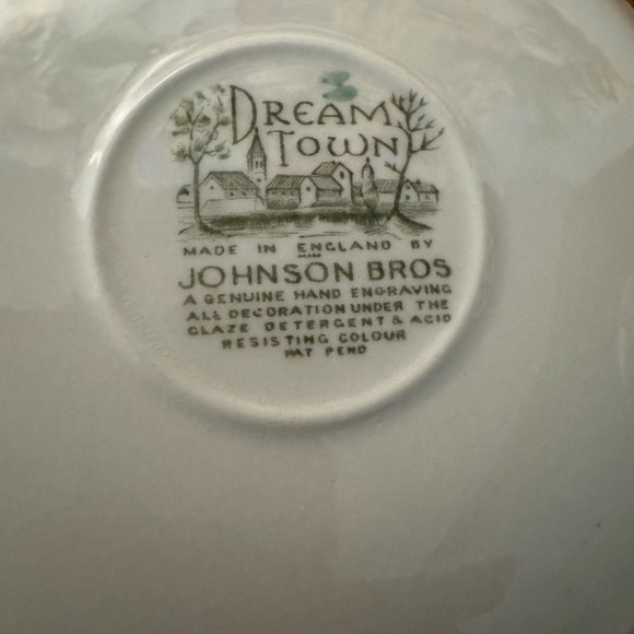 1950’s ~ Dream Town ~ Johnson Brothers ~ 3 Piece Set - Picture 5 of 6